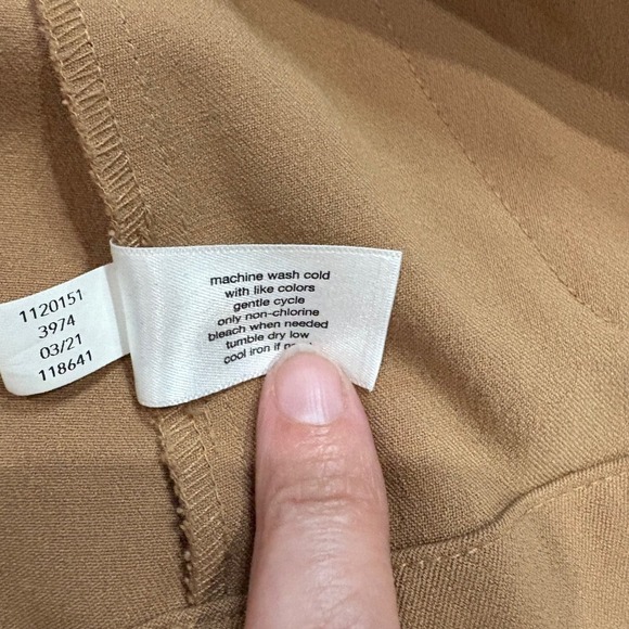 Lane Bryant Perfect Drape Belted Jacket Tan 16 Womens - Picture 5 of 8